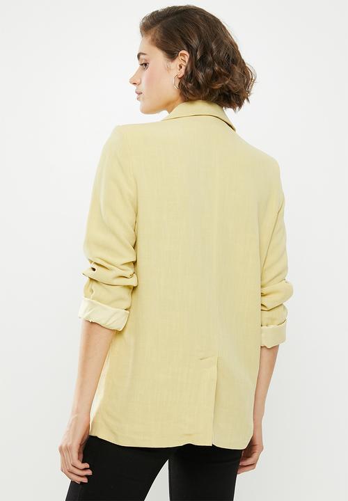 Cotton On - All day textured blazer - raffia