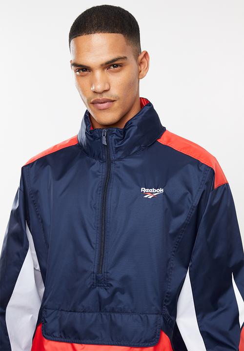 Reebok - Classic woven windbreaker - navy