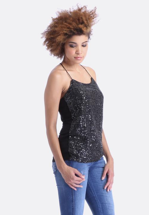 Vero Moda - Katty Sequin Sleeveless Top