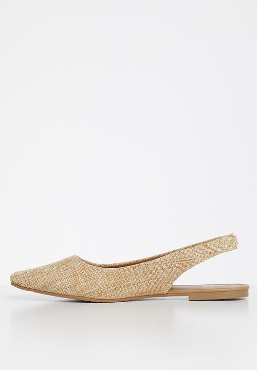 Cotton On - Essential lili square toe slingback - camel
