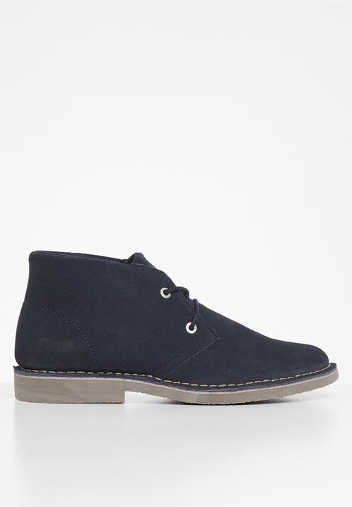 JEEP - Suede felt skoen boot - navy