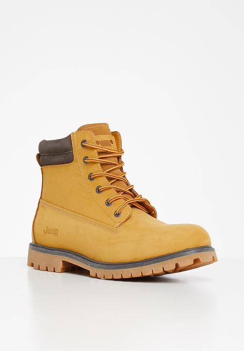 JEEP - Leather ruggered boot - honey