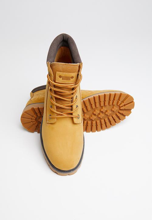 JEEP - Leather ruggered boot - honey