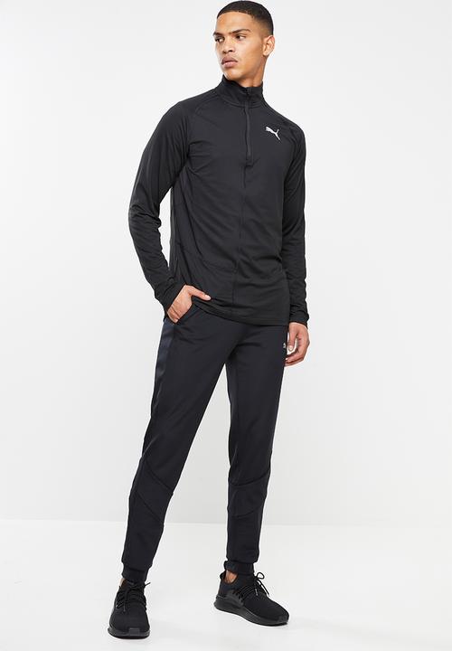 PUMA - Ignite half zip top - black