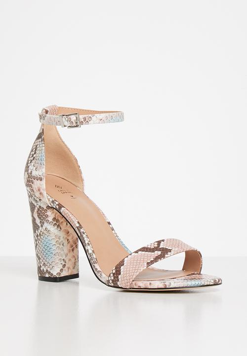 Call It Spring - Tayvia heel - multi