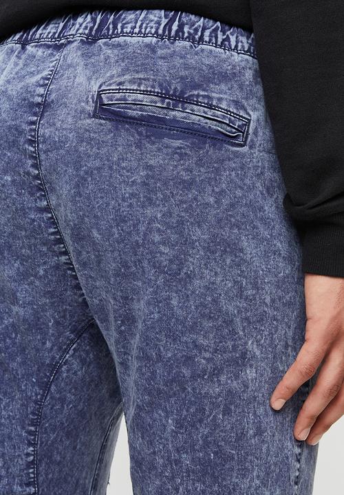 Cotton On - Drake cuffed pants - acid indigo