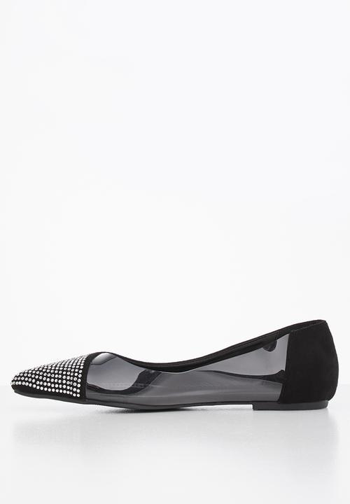 SISSY BOY - Daily flirt bling & patent pump - black