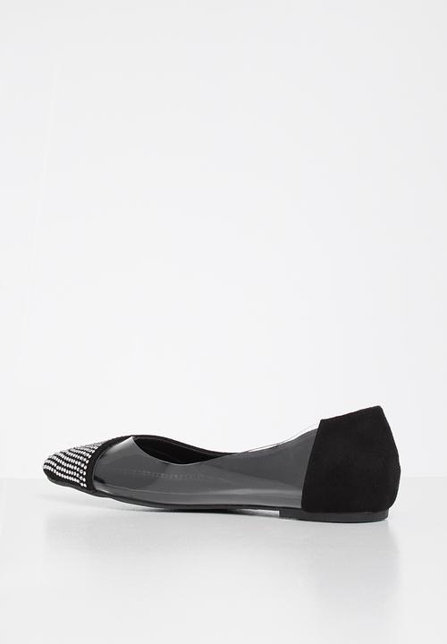 SISSY BOY - Daily flirt bling & patent pump - black