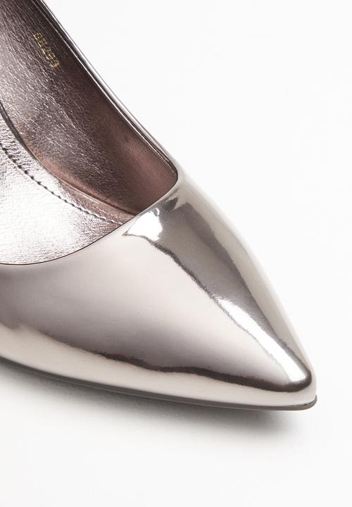 SISSY BOY - Patiently patent court heel - silver