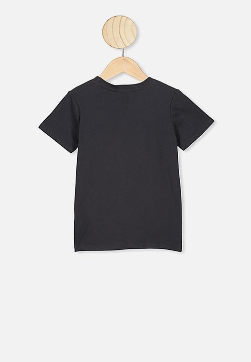 Cotton On - Co-lab short sleeve tee - charcoal 