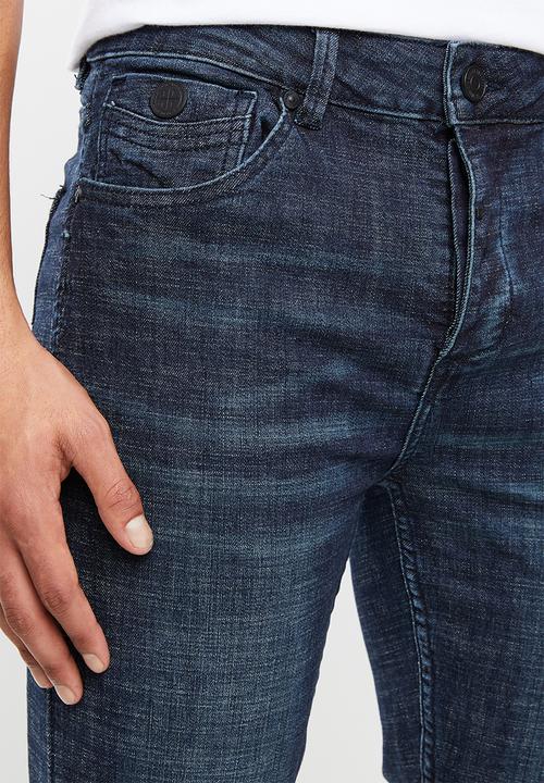 S.P.C.C - Classic rinse signature feather jeans - dark blue