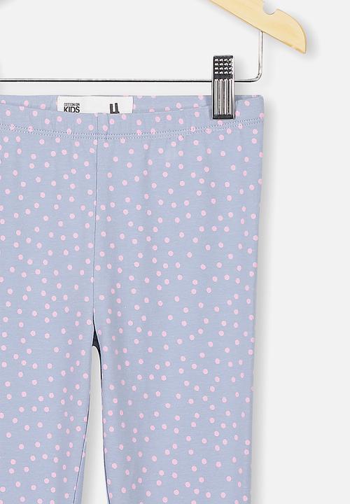 Cotton On - Huggie tights - blue & pink 