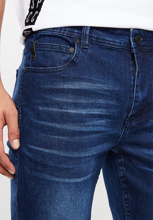 S.P.C.C - Blue blood signature trench jeans - blue