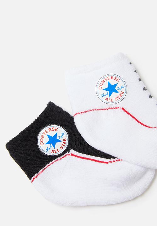 Converse - Chuck infant bootie 2pack - black & white