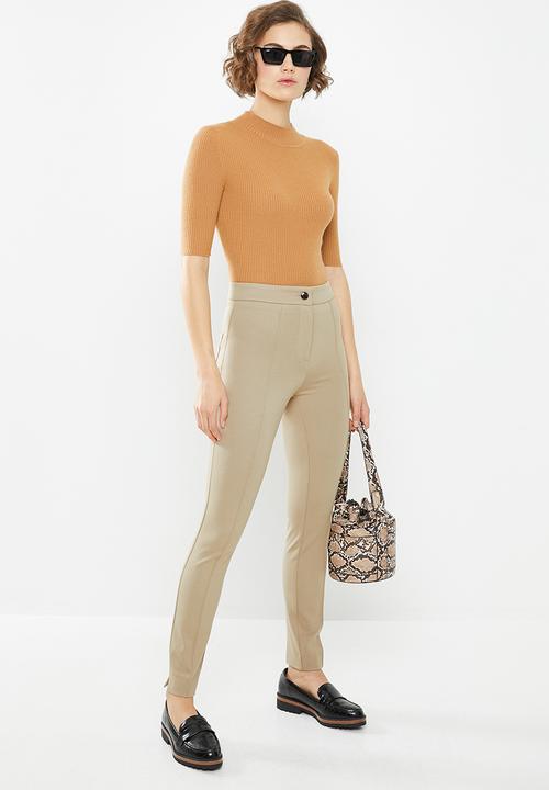 MANGO - Pantalon trousers lima - beige