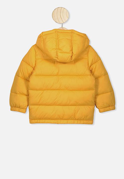 Cotton On - Frankie puffer jacket - honey gold