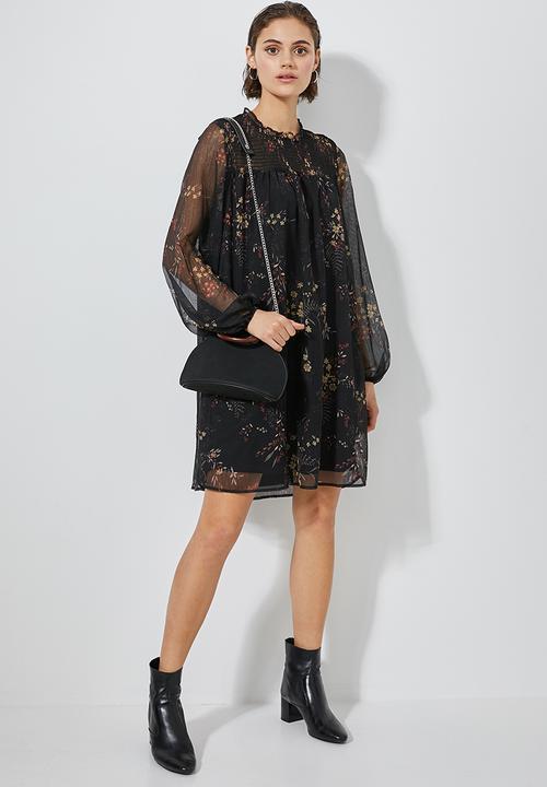 Superbalist - Shirred babydoll dress - multi