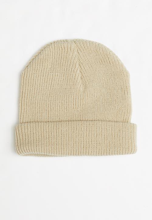 Superbalist - Soft knit slouchy beanie - beige