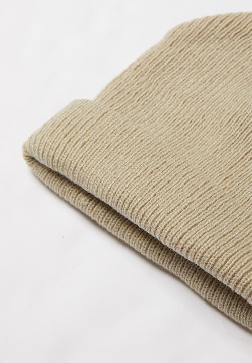 Superbalist - Soft knit slouchy beanie - beige