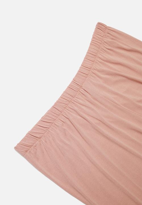 Superbalist - V-neck sleep top & pants set - dusty pink 