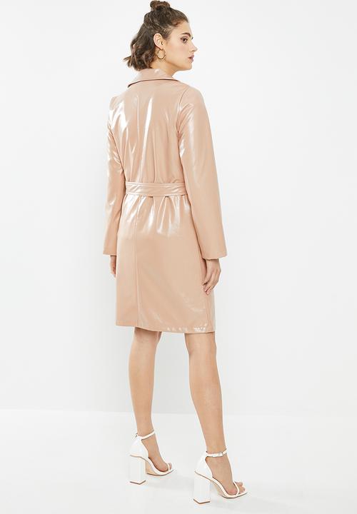 Blake - Vinyl trench coat - neutral