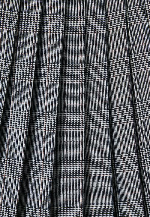 Blake - Pleated check mini skirt - hazel