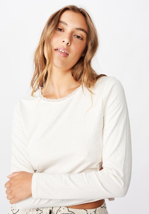 Cotton On - Bed time jersey top - neutral 
