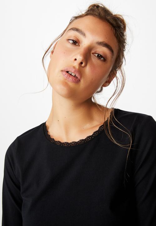 Cotton On - Bed time jersey top - black