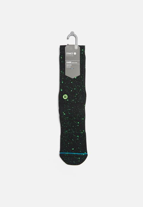 Stance Socks - Galactic splatter socks - black