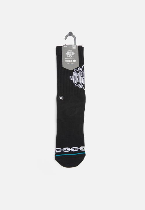 Stance Socks - Ganstarr socks - black