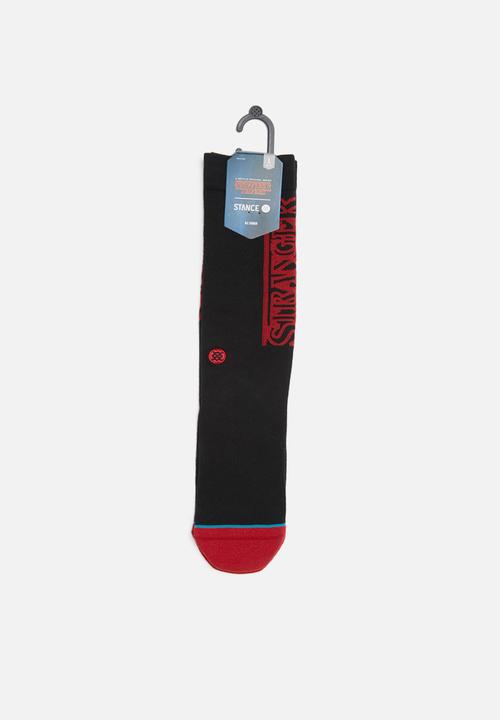 Stance Socks - Stranger things socks - black