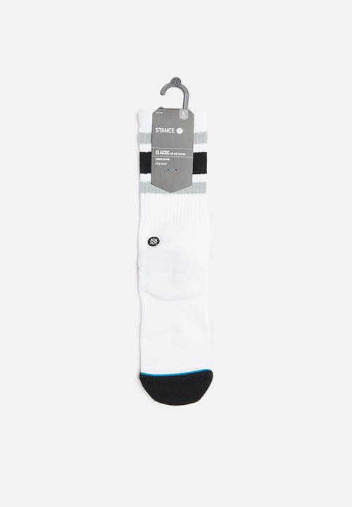 Stance Socks - Boyd 4 socks - white & black