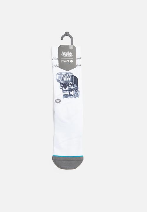 Stance Socks - Mercy socks - white & grey 