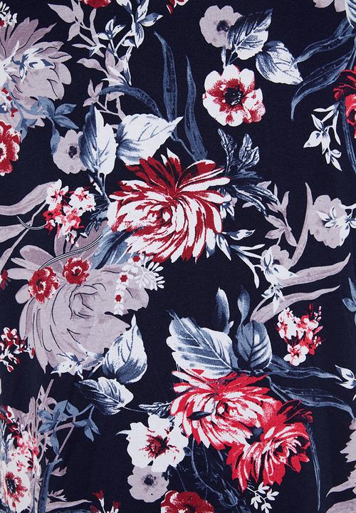edit Plus - Tie detail bodycon - multi