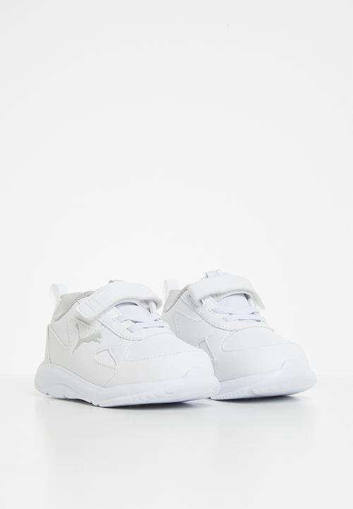 PUMA - Fun racer sl ac inf - white & grey