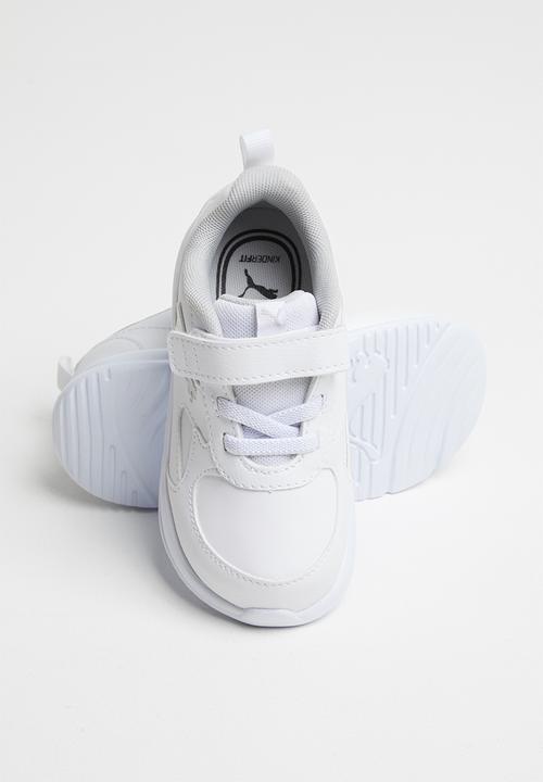 PUMA - Fun racer sl ac inf - white & grey