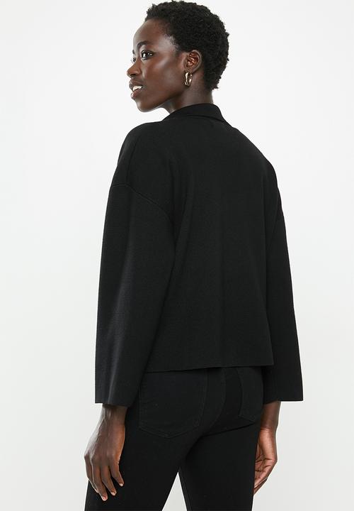 POLO - Hillary cropped relaxed jacket - black