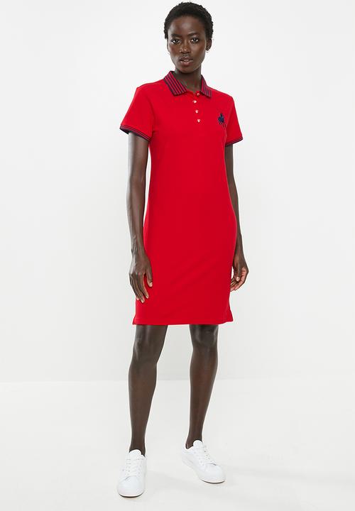 polo red dress