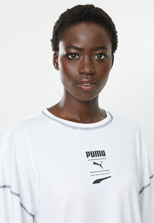PUMA - Recheck pack graphic tee - white
