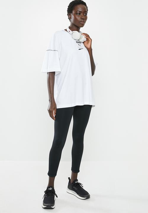 PUMA - Recheck pack graphic tee - white