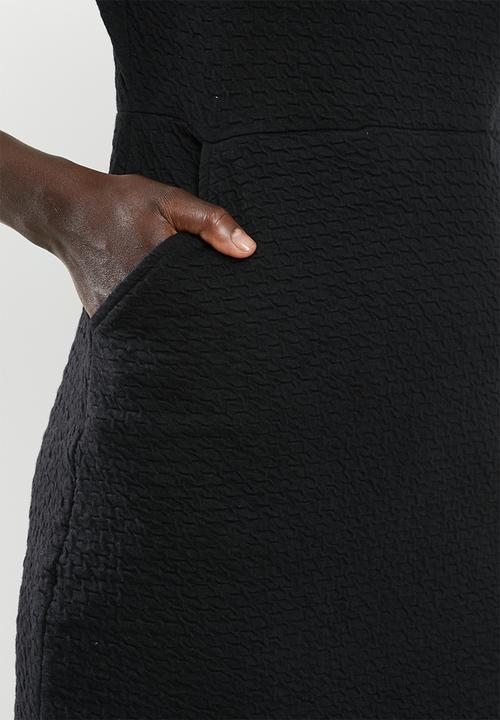 POLO - Monna rib turtle neck dress - multi