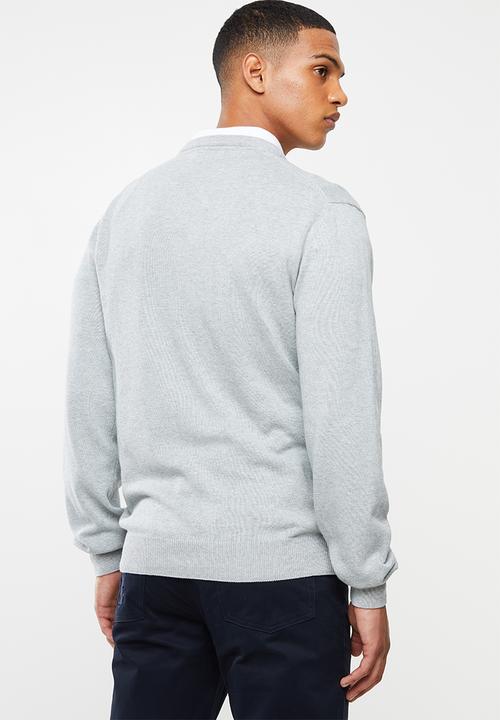 Pringle of Scotland - Raiden V-neck - grey
