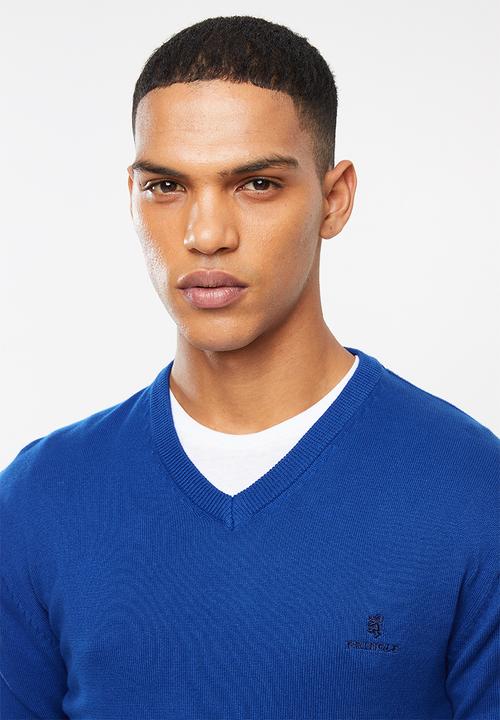 Pringle of Scotland - Raiden V-neck - blue