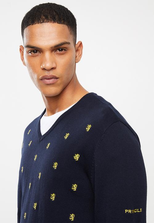 Pringle of Scotland - Braylon V-neck - navy