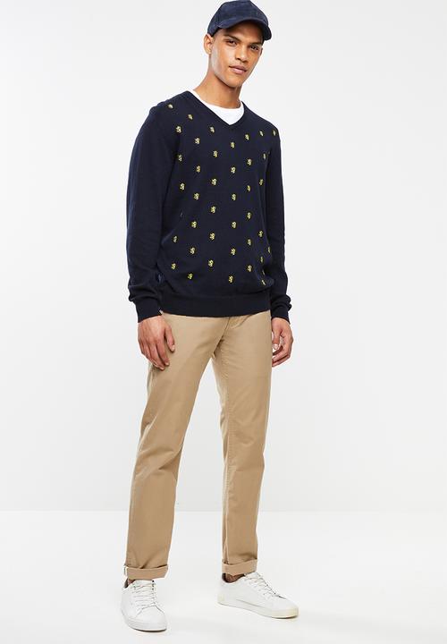 Pringle of Scotland - Braylon V-neck - navy