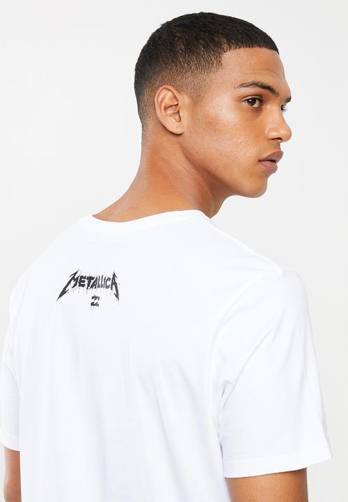 Billabong  - Metallica One short sleeve tee - white
