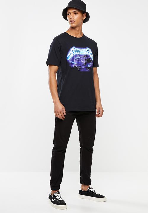 Billabong  - Metallica Ride the lightning short sleeve tee - black