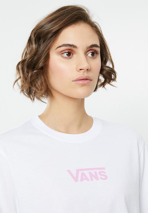 Vans - Airborne long sleeve crop - white