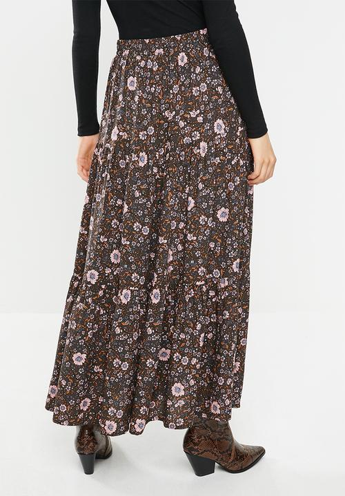 Cotton On - Jasmine maxi skirt jordyn floral - multi
