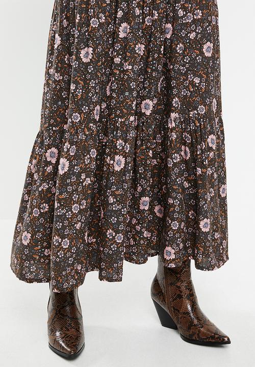 Cotton On - Jasmine maxi skirt jordyn floral - multi